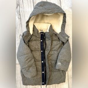 GAP Toddler Recycled ColdControl Max Puffer Jacket in Heather Gray, Size 3T